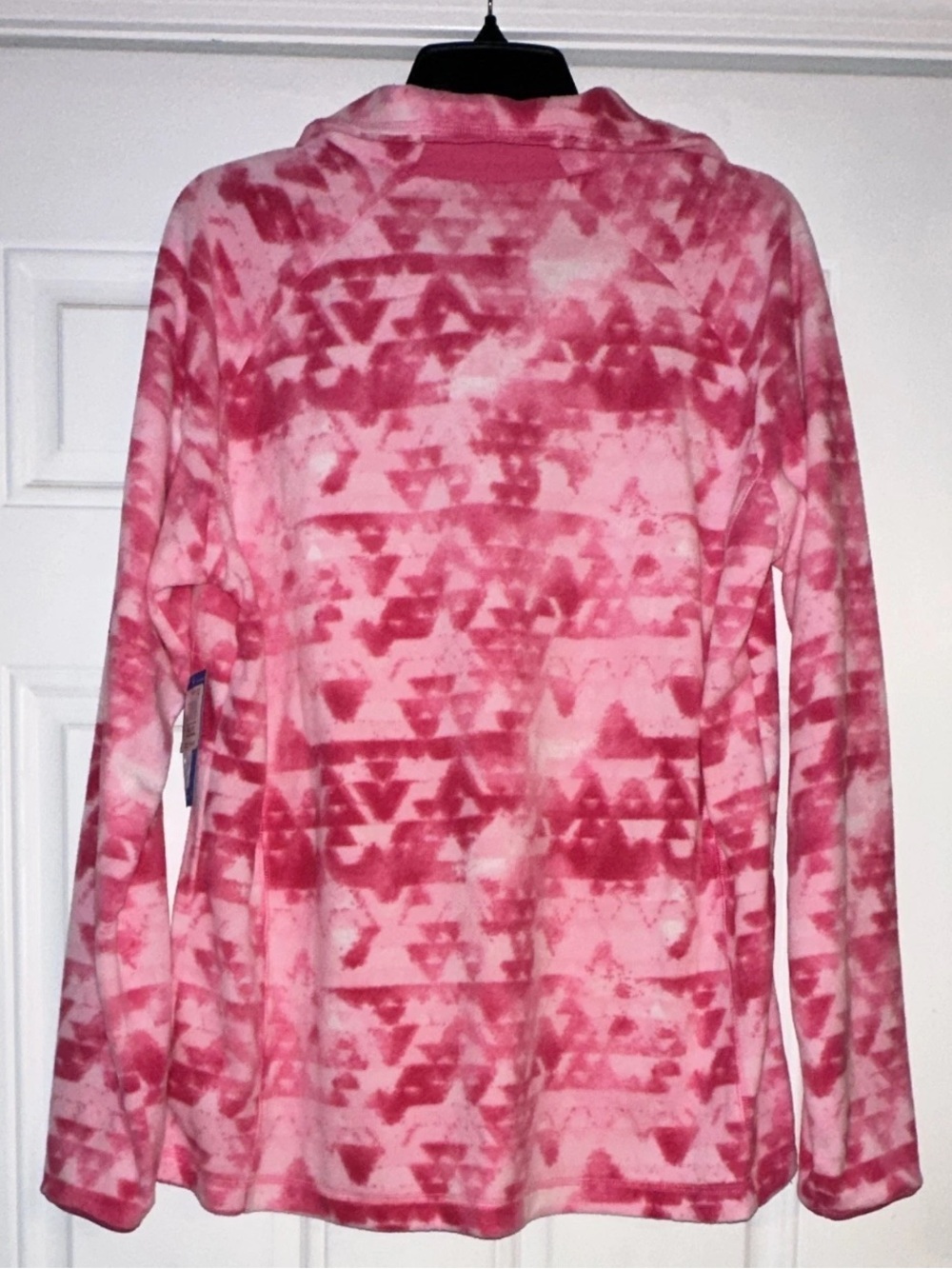 Columbia Pink Tie-Dye Fleece Pullover - Picture 5 of 5